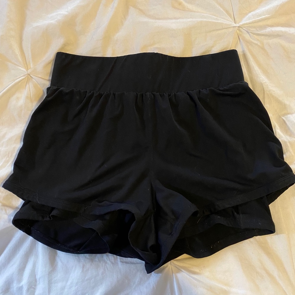 Fabletics Shorts with Built-in Spandex and Pockets
